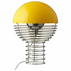 Lampe à poser Wire - Verner Panton | Jaune