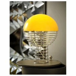 Lampe à poser Wire - Verner Panton | Jaune