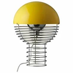 Lampe à poser Wire - Verner Panton | Jaune