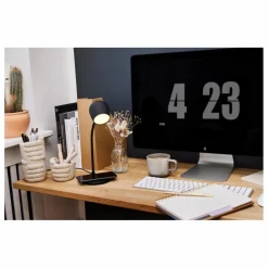 Lampe avec chargeur sans fil Ellie | Noir