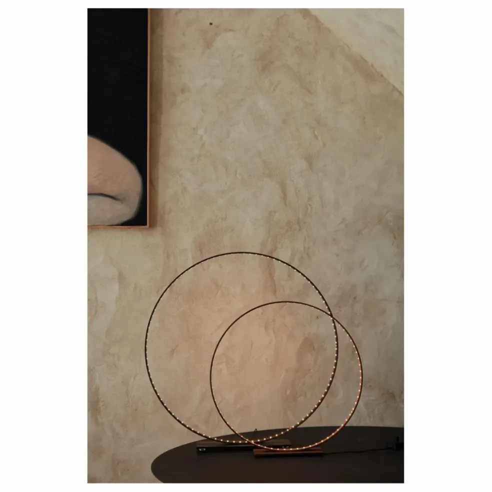 Lampe Cercle Maison de vacances x Le deun | Brun
