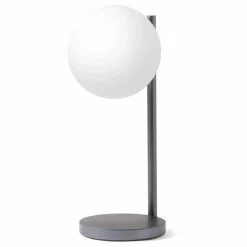 Lampe de bureau LED et support de chargement Bubble | Gris métal