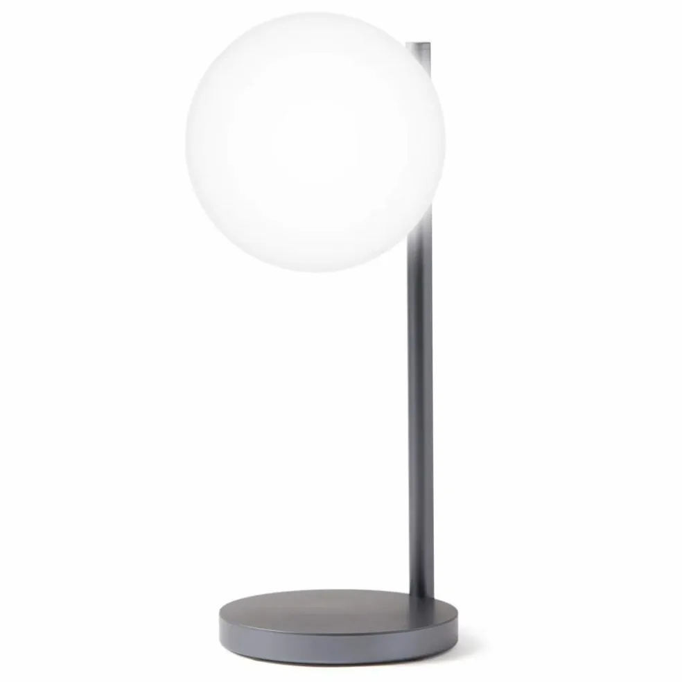 Lampe de bureau LED et support de chargement Bubble | Gris métal