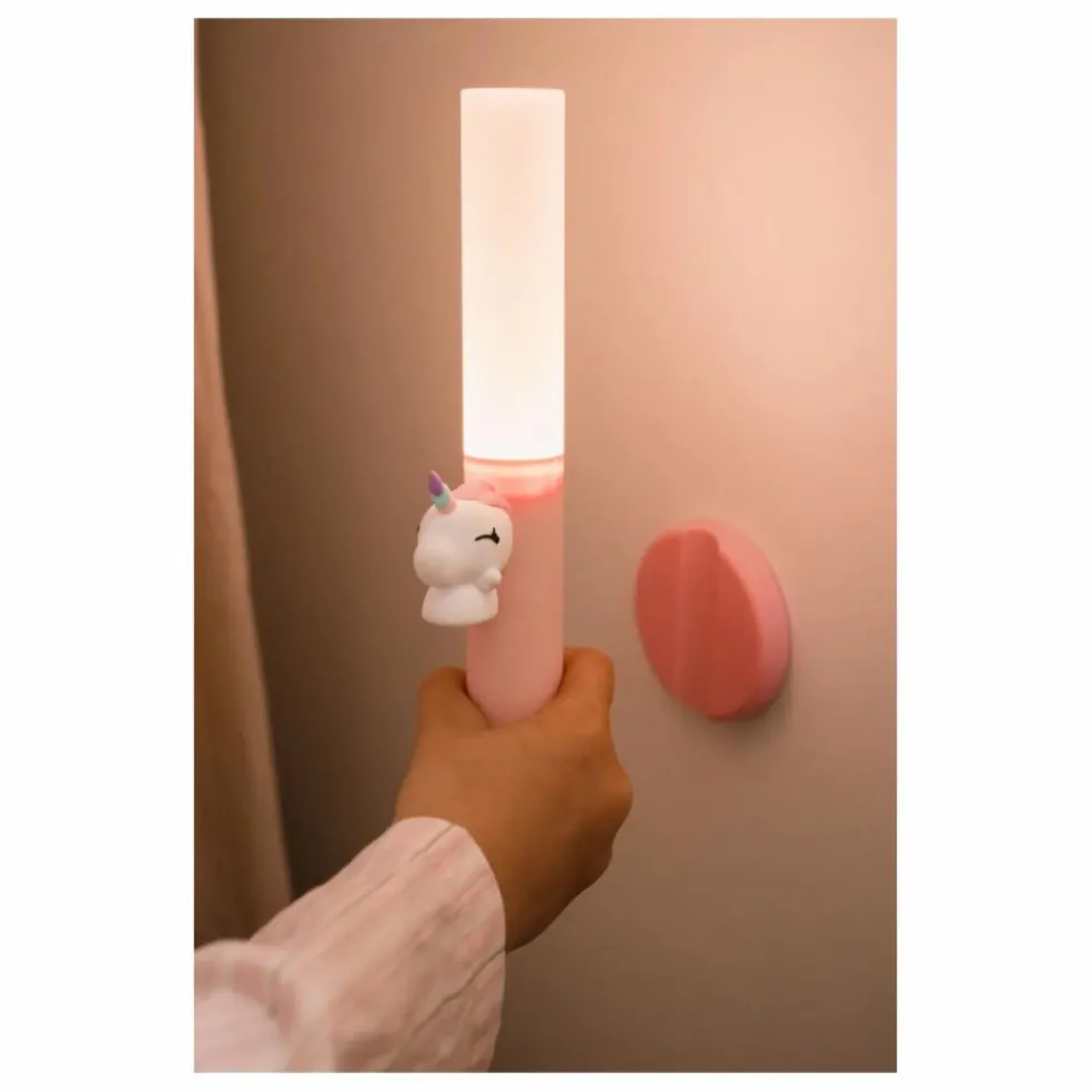 Lampe de poche Licorne | Rose