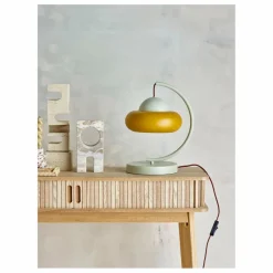 Lampe de table Bubble en métal | Vert amande