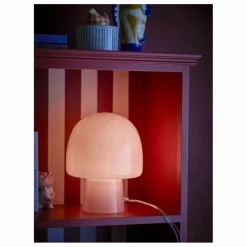 Lampe de table Paddy en verre | Rose
