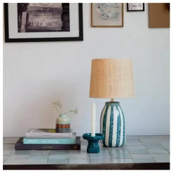 Lampe de table Palmaria | Bleu Sarah