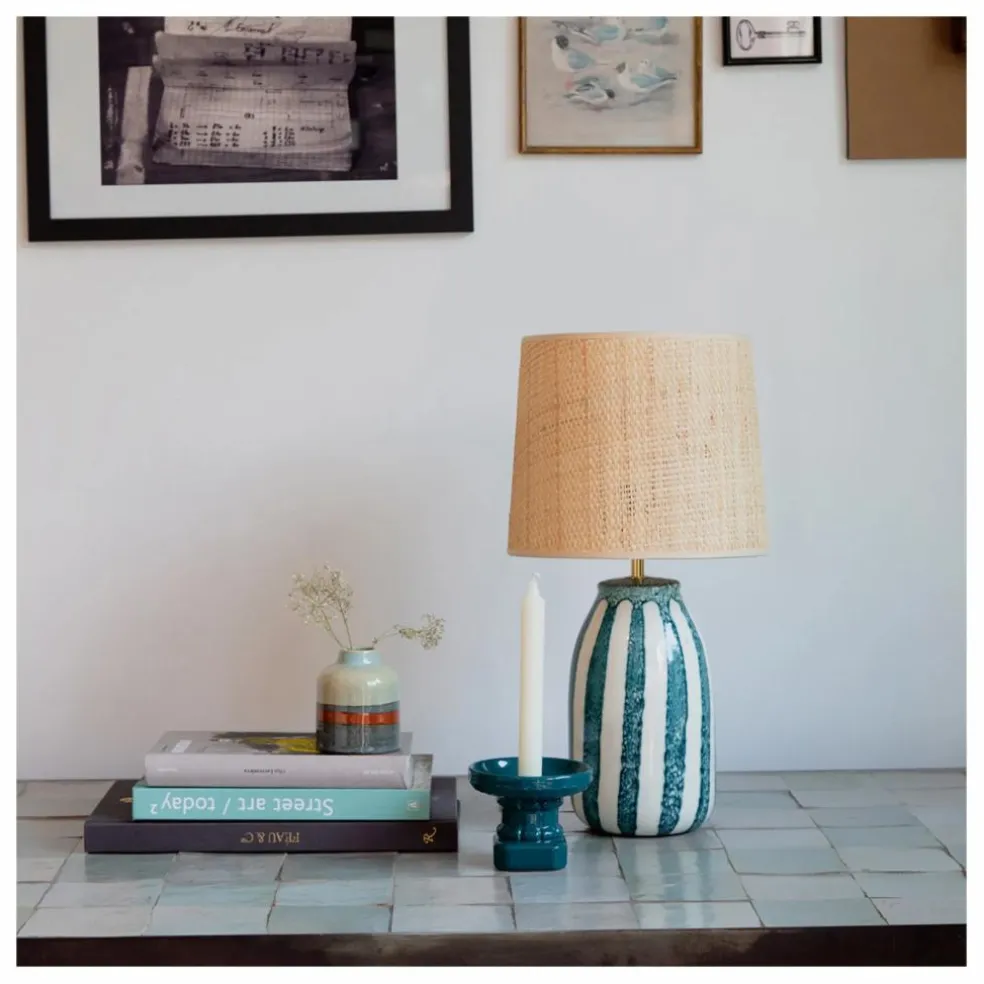 Lampe de table Palmaria | Bleu Sarah