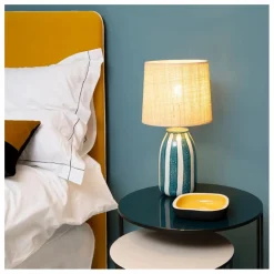 Lampe de table Palmaria | Bleu Sarah