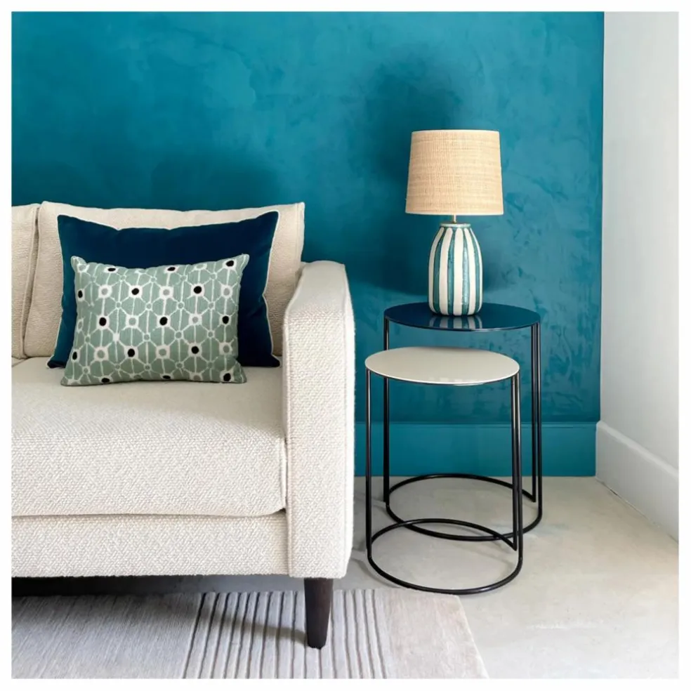 Lampe de table Palmaria | Bleu Sarah