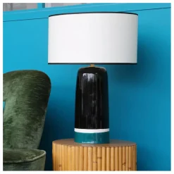 Lampe de table Sicilia H60 cm | Bleu Sarah