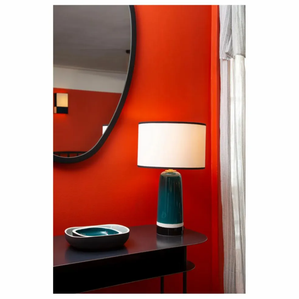 Lampe de table Sicilia H50 cm | Bleu Sarah