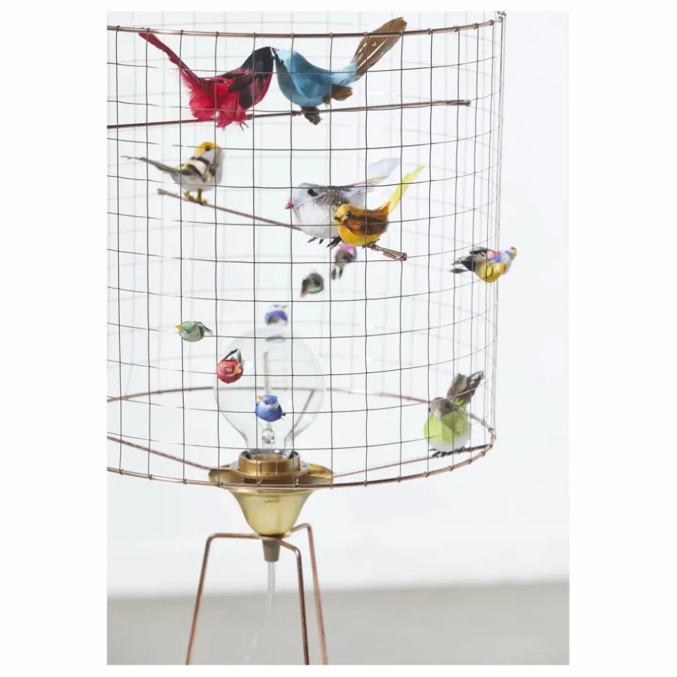 Lampe haute à poser volière