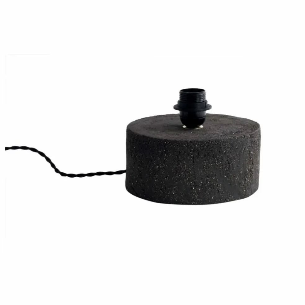 Lampe Kalé en grès | Noir