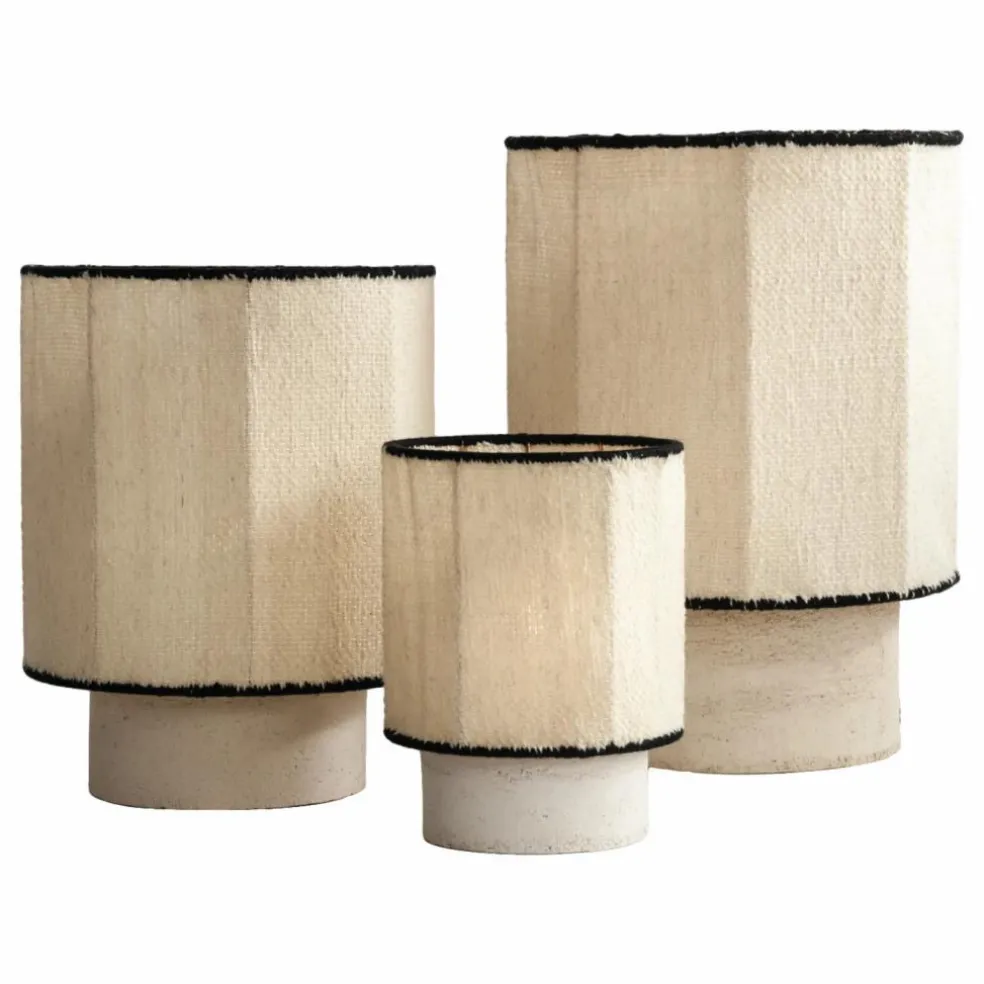 Lampe Kalé en grès | Blanc