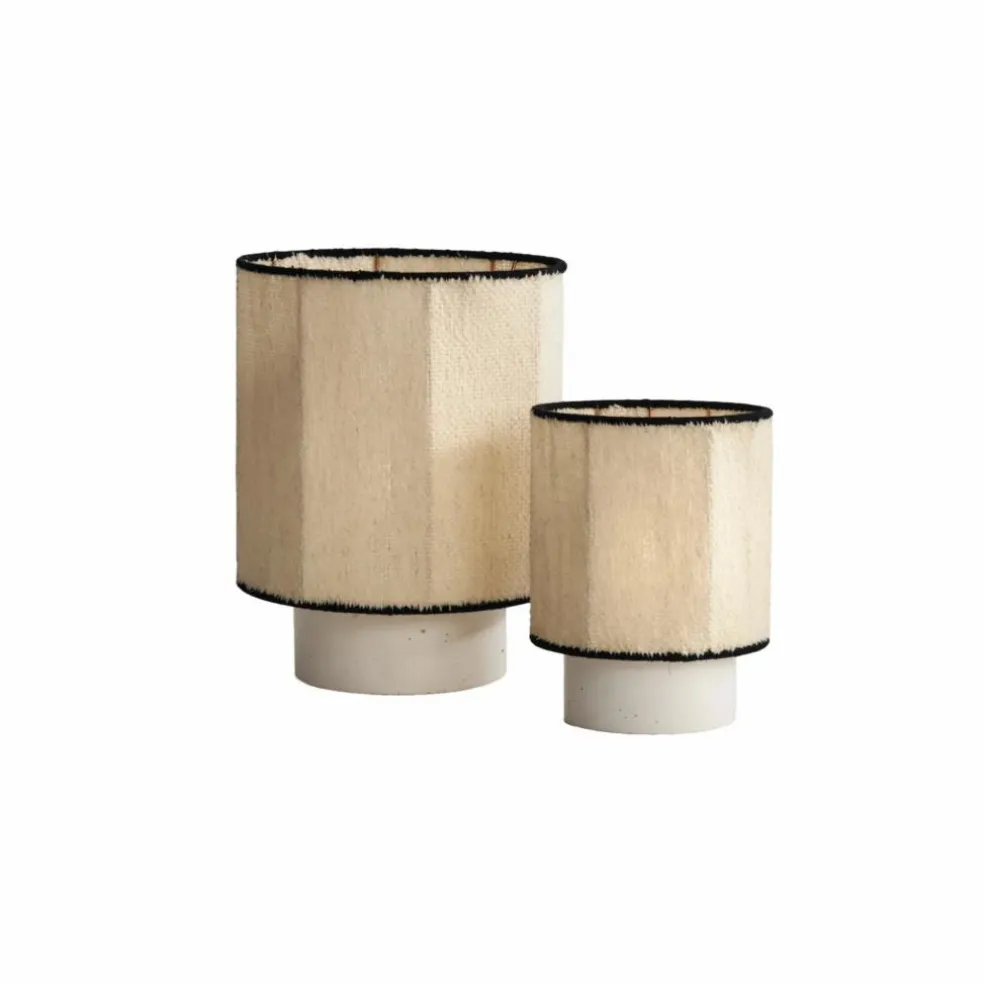 Lampe Kalé en grès | Blanc