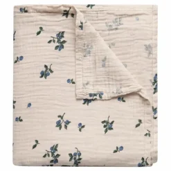 Lange Blueberry en mousseline de coton | Ivoire