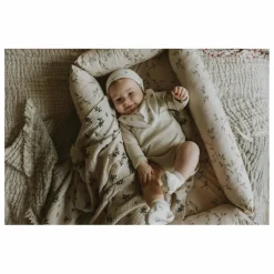 Lange Blueberry en mousseline de coton | Ivoire