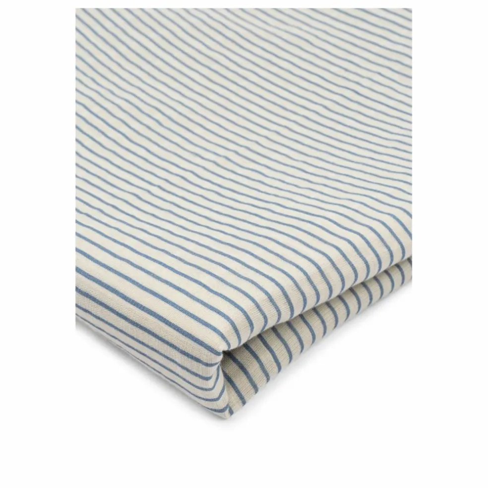 Lange d'emmaillotage en coton bio Stripes | Bleu