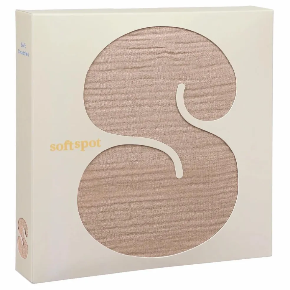 Lange d'emmaillotage en coton bio | Rose
