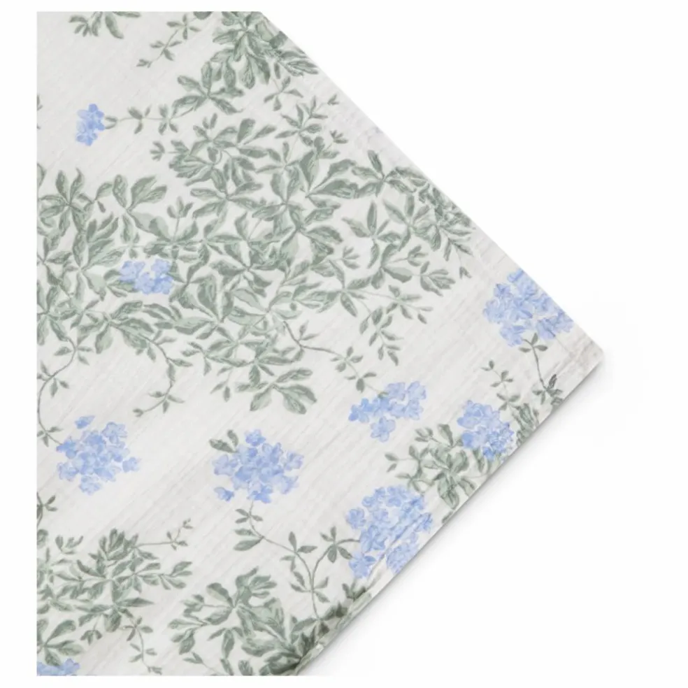 Lange d'emmaillotage Plumbago en coton bio | Bleu