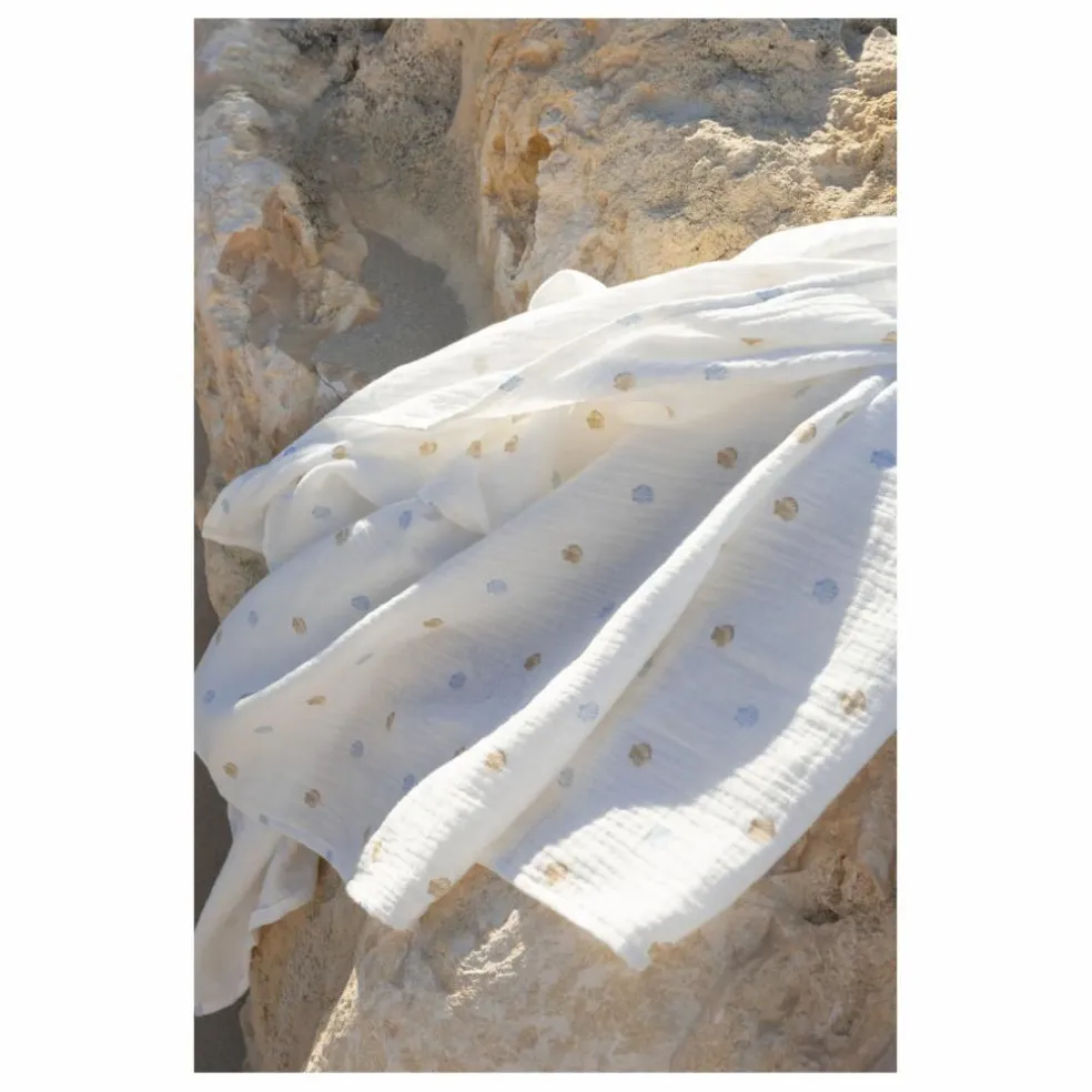 Lange d'emmaillotage Seaside en coton bio | Seaside