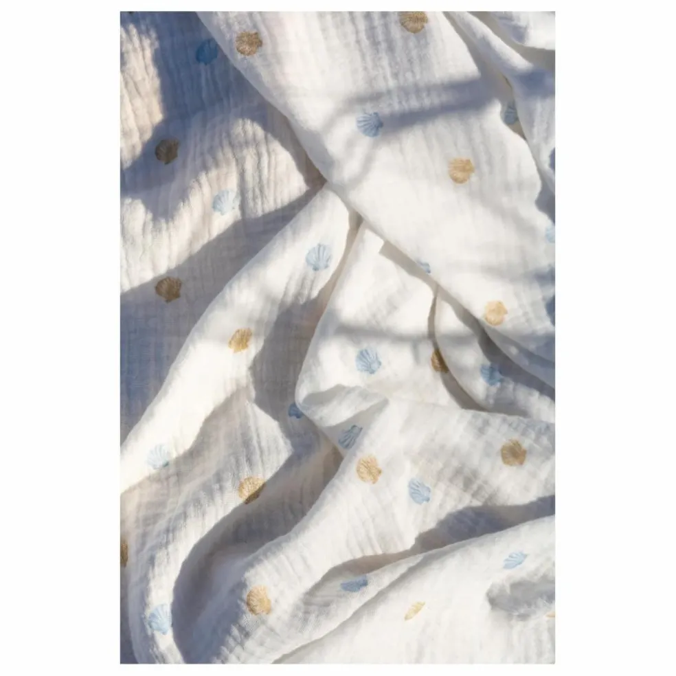 Lange d'emmaillotage Seaside en coton bio | Seaside