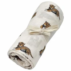 Lange en mousseline de coton | Blanc