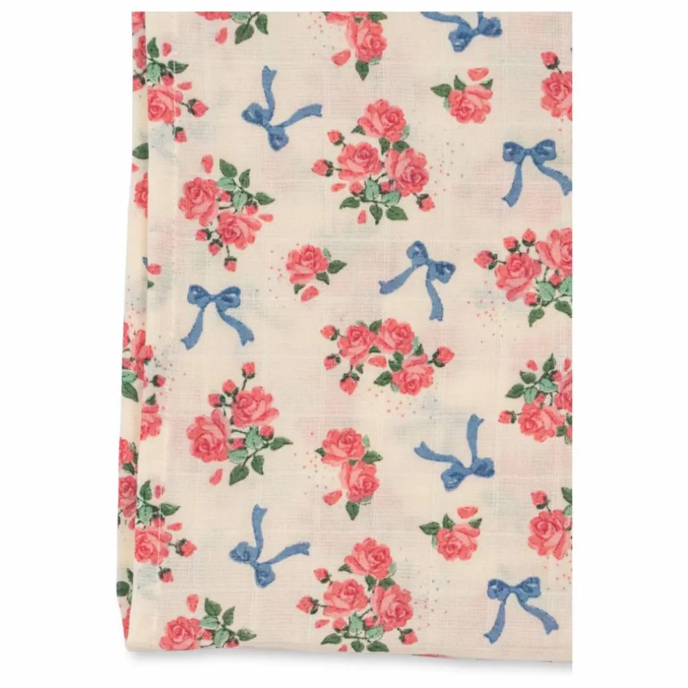 Langes en coton bio Bella Rosita - Set de 3 | Rose