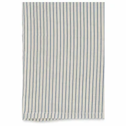 Langes en coton bio Stripes - Set de 3 | Bleu