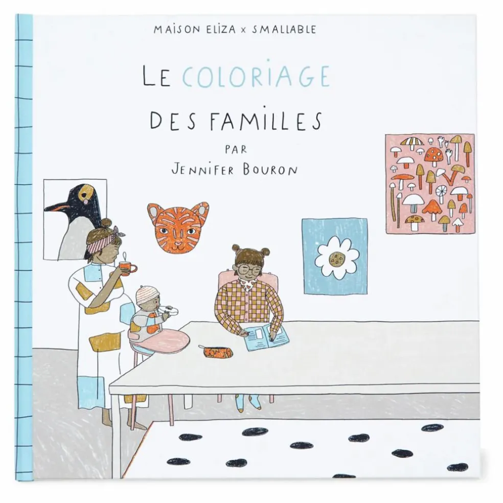 Le coloriage des familles - Maison Eliza x Smallable