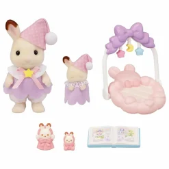 Le coucher des sœurs Lapin Chocolat