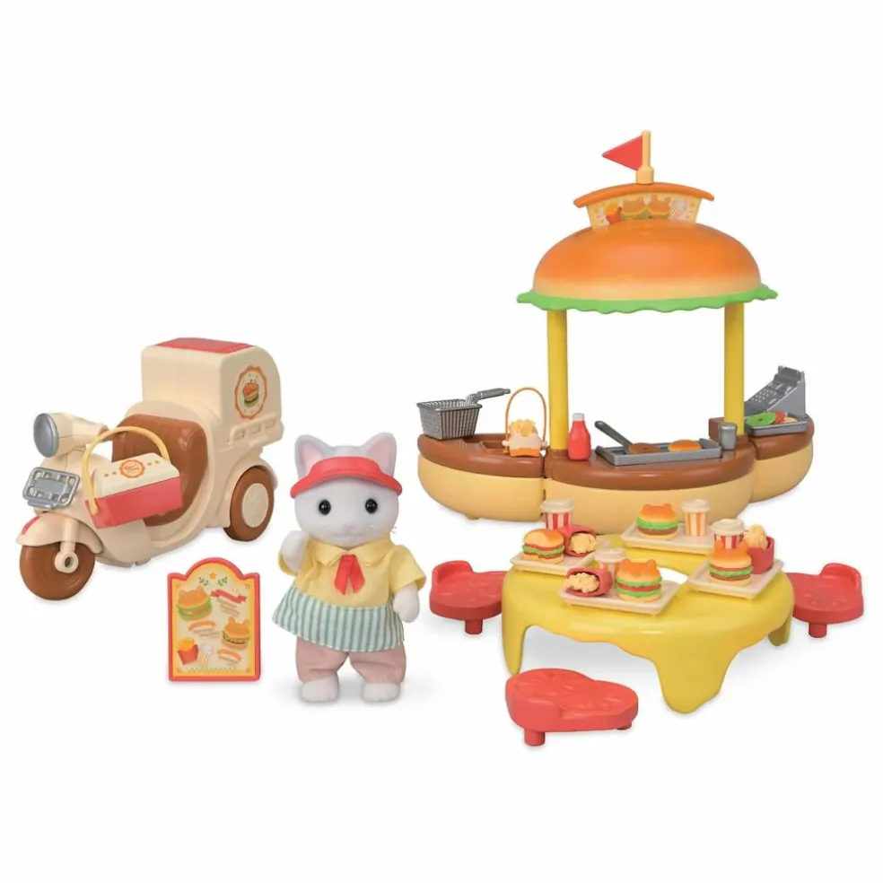 Le stand de hamburgers