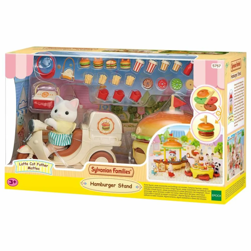 Le stand de hamburgers