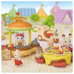 Le stand de hamburgers