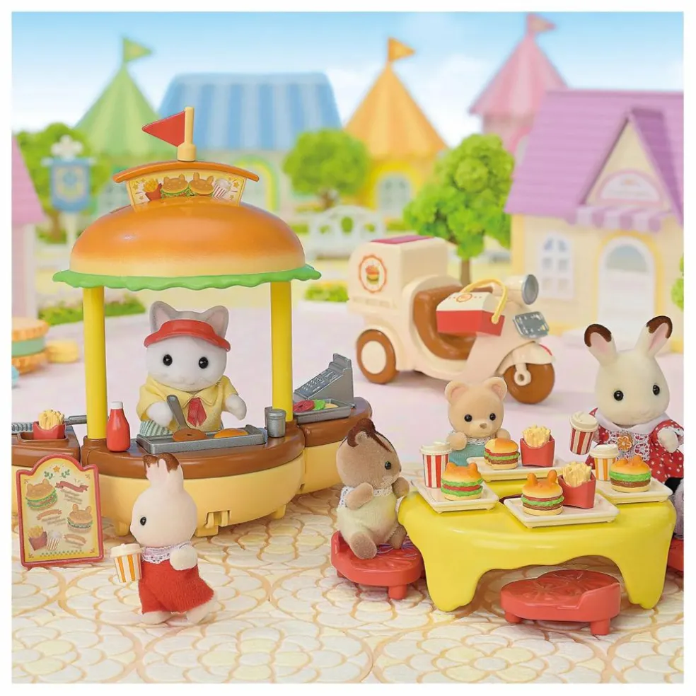 Le stand de hamburgers