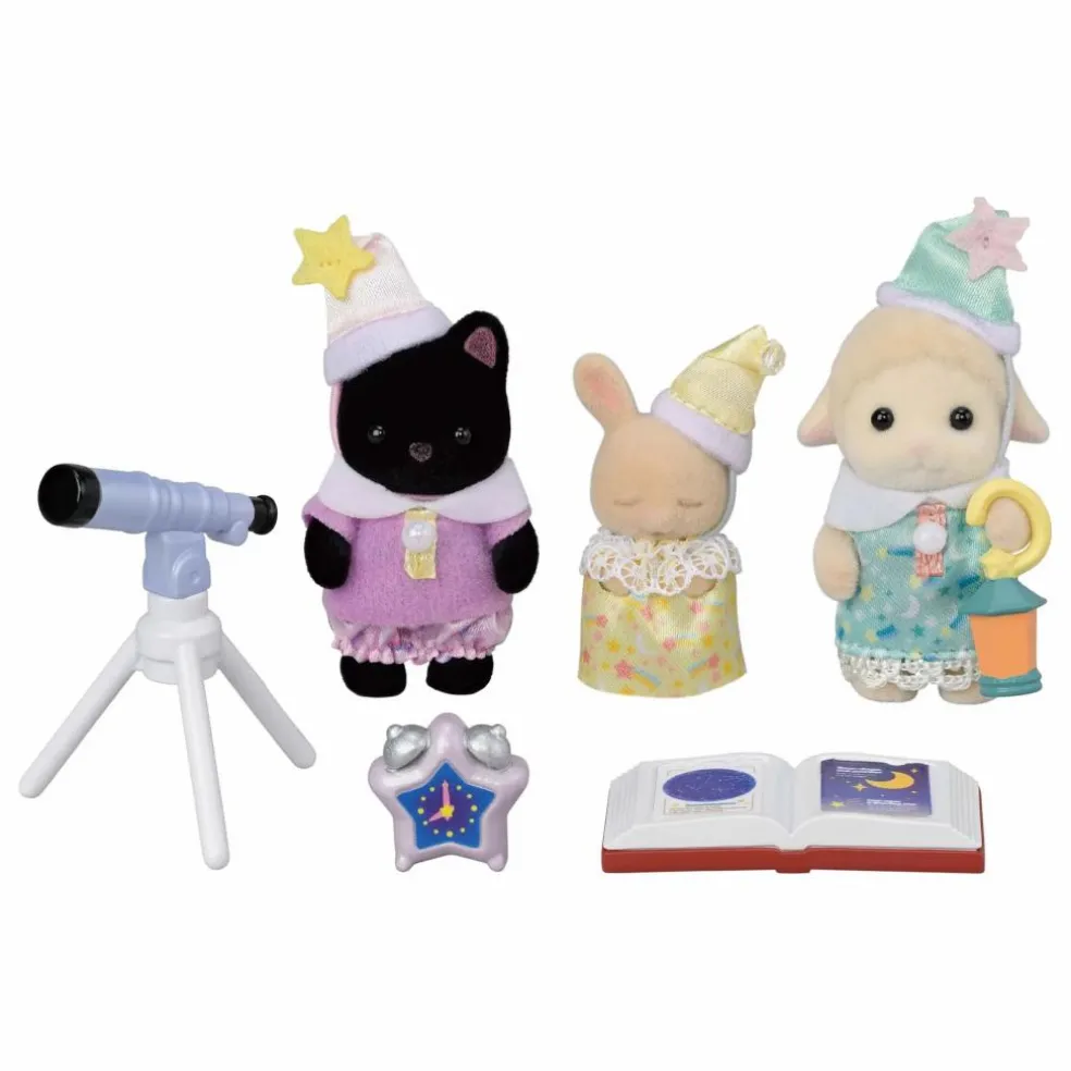 Le trio des bébés pyjama party