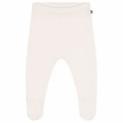 Legging Avec Pieds Maille Laine | Ecru