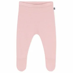 Legging Avec Pieds Maille Laine | Rose