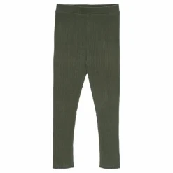 Legging Betsy Lace Coton Responsable | Vert kaki
