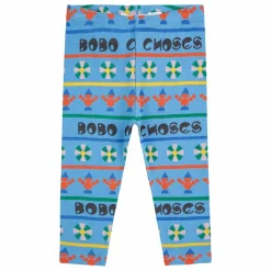 Legging Bobo Coton Bio | Bleu