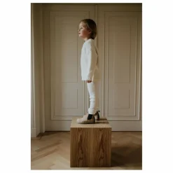 Legging Côtelé Coton Bio | Ecru