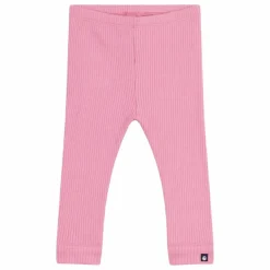 Legging Côtelé Logo Coton Bio | Rose bonbon