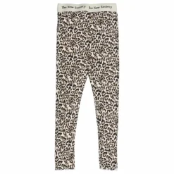 Legging Côtelé Léopard | Beige