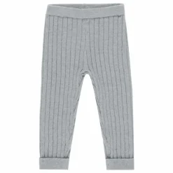 Legging Côtelé Maille Mini | Bleu gris