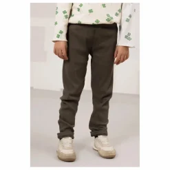 Legging Côtelé Rom-Pom Coton Bio | Taupe