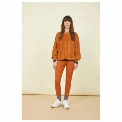 Legging Femme Côtelé Coton Bio | Noisette