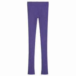 Legging Femme Côtelé Coton Bio | Bleu indigo