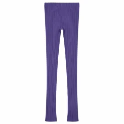 Legging Femme Côtelé Coton Bio | Bleu indigo