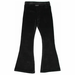 Legging Flare Velours Coton Bio | Gris anthracite
